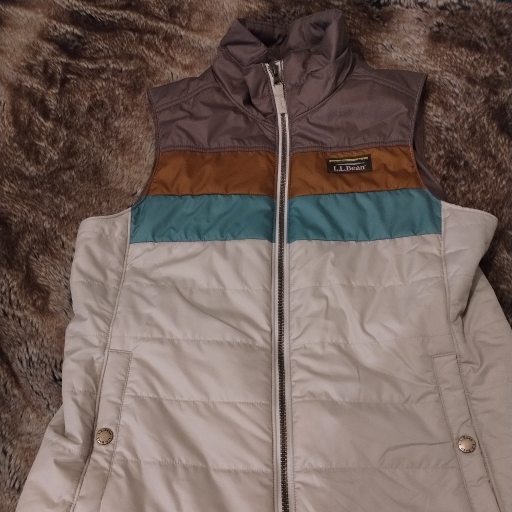 L.L. Bean Women's Multicolor Puffer Vest